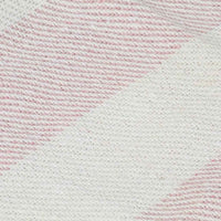 vidaXL Manta em algodão 125x150 cm riscas rosa velho