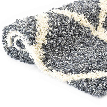 vidaXL Tapete Azul 140 x 200 cm Polietileno