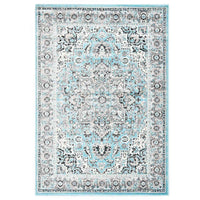 vidaXL Tapete Azul Claro 80 x 150 cm Polietileno