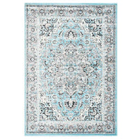 vidaXL Tapete Azul Claro 80 x 150 cm Polietileno