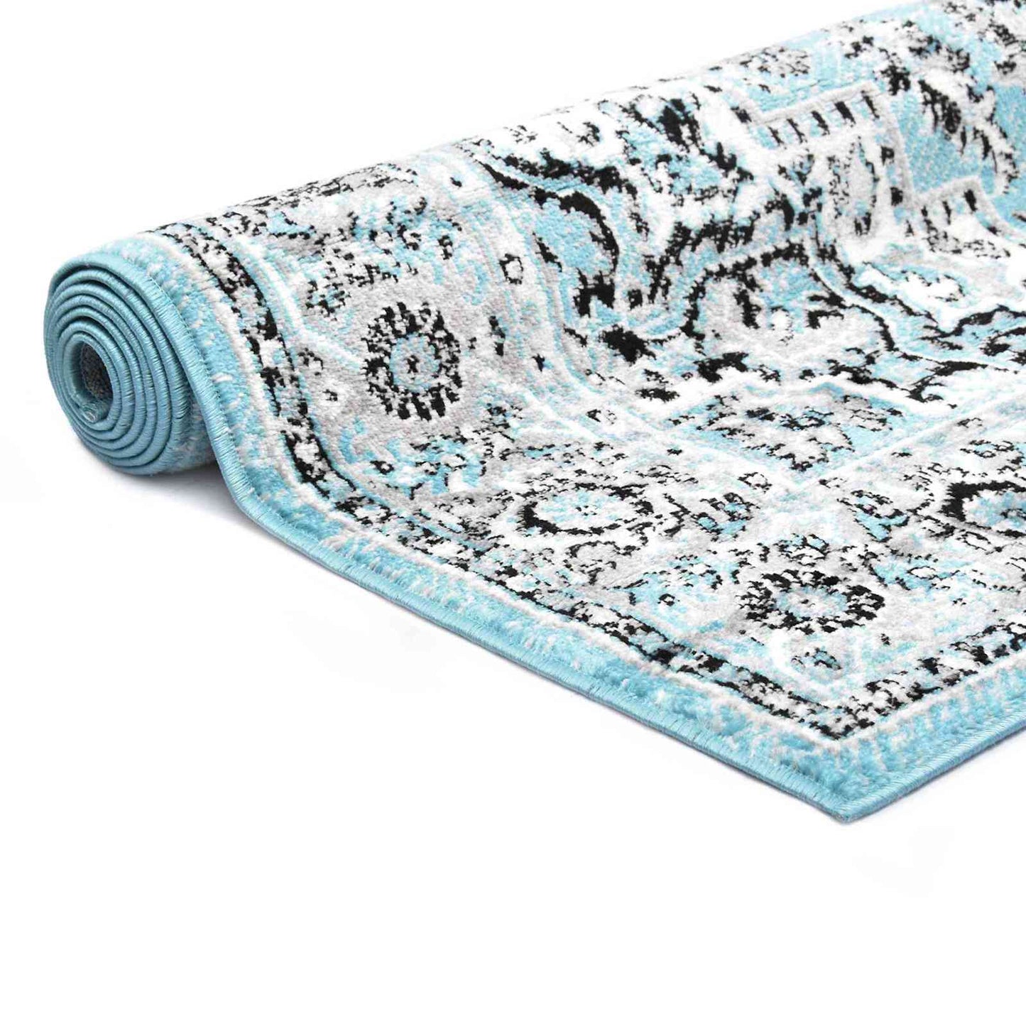 vidaXL Tapete Azul Claro 80 x 150 cm Polietileno
