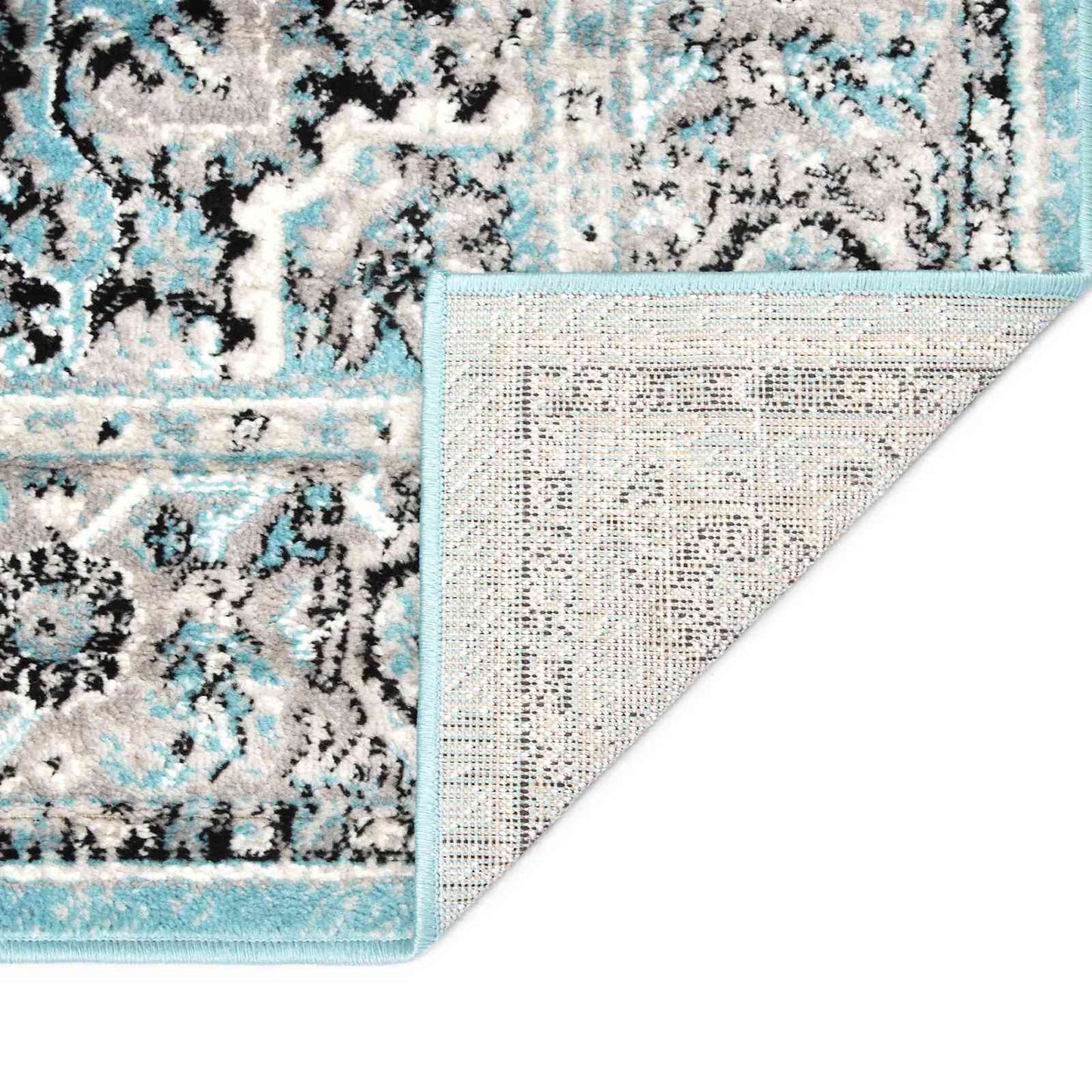vidaXL Tapete Azul Claro 80 x 150 cm Polietileno