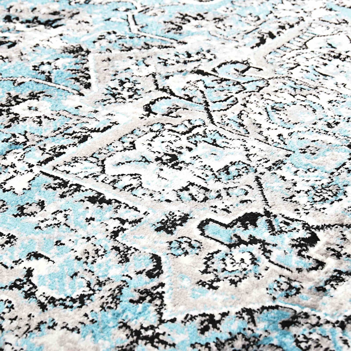 vidaXL Tapete Azul Claro 80 x 150 cm Polietileno