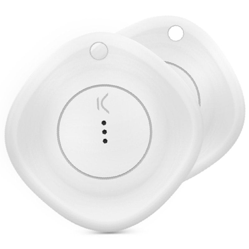 Ksix Mytag 2 Localizadores com Altifalante Integrado IP66 Compatíveis com Apple Brancos