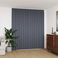 vidaXL Cortina blackout com ganchos 290x245 cm preto