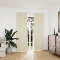 vidaXL Cortinas blackout com ganchos 2 pcs 140x175 cm veludo preto
