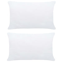 vidaXL Enchimentos para almofadão 2 pcs 60x40 cm branco