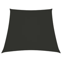 vidaXL Para-sol estilo vela tecido oxford trapézio 2/4x3 m antracite
