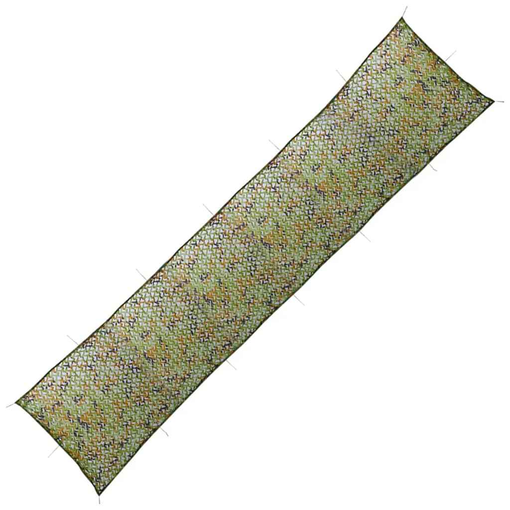 vidaXL Rede de camuflagem com saco de armazenamento 1,5x3 m