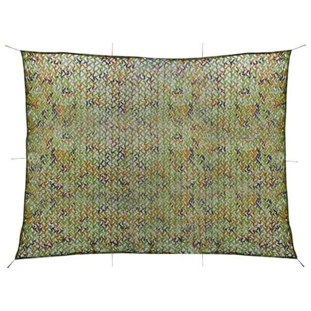 vidaXL Rede de camuflagem com saco de armazenamento 1,5x3 m
