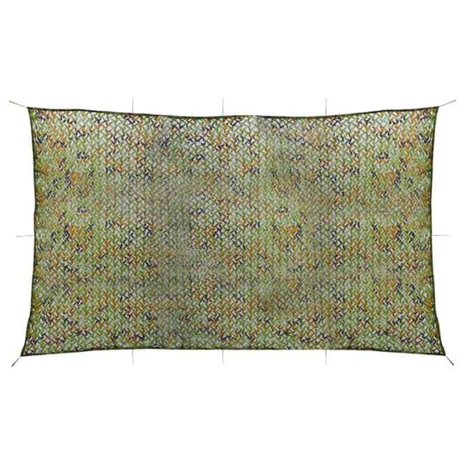 vidaXL Rede de camuflagem com saco de armazenamento 1,5x3 m