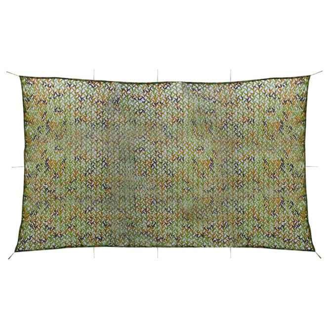 vidaXL Rede de camuflagem com saco de armazenamento 1,5x3 m