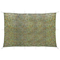 vidaXL Rede de camuflagem com saco de armazenamento 1,5x3 m