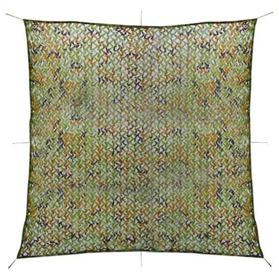vidaXL Rede de camuflagem com saco de armazenamento 1,5x3 m