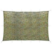 vidaXL Rede de camuflagem com saco de armazenamento 1,5x3 m