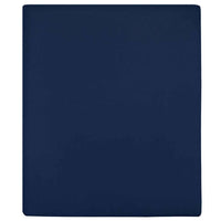 vidaXL Lençol ajustável 90x200 cm algodão jersey antracite