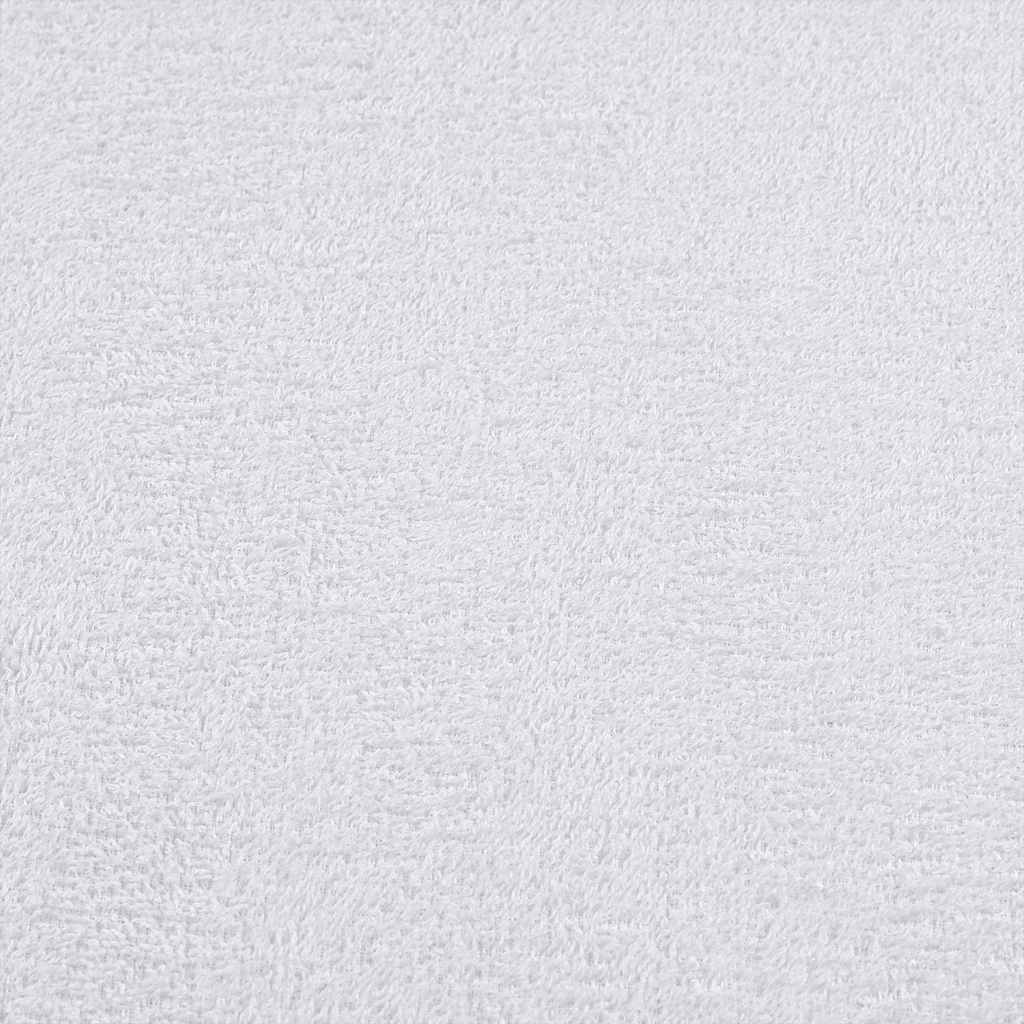 vidaXL 12pcs Conjunto de toalhas FROGN 360 g/m² branco