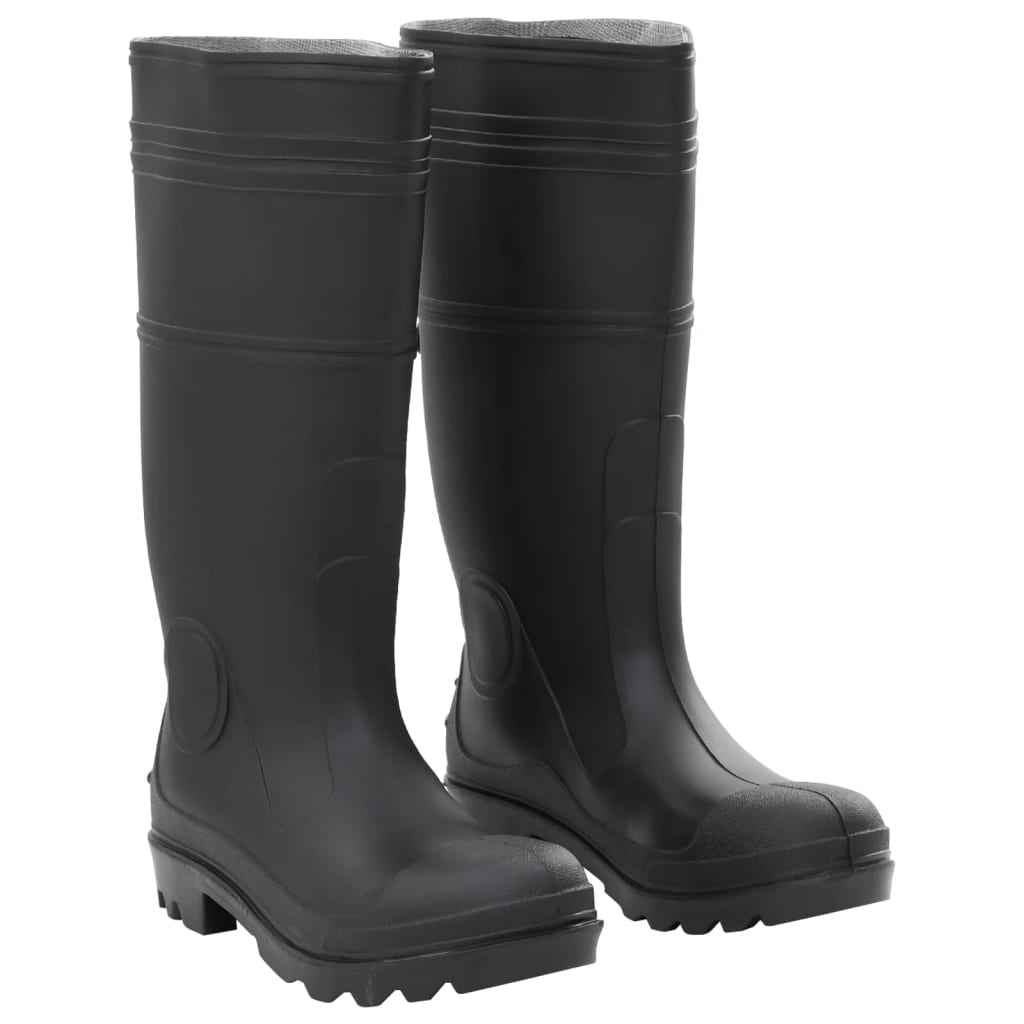 vidaXL Galochas tamanho 38 PVC preto