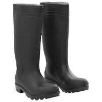 vidaXL Galochas tamanho 38 PVC preto