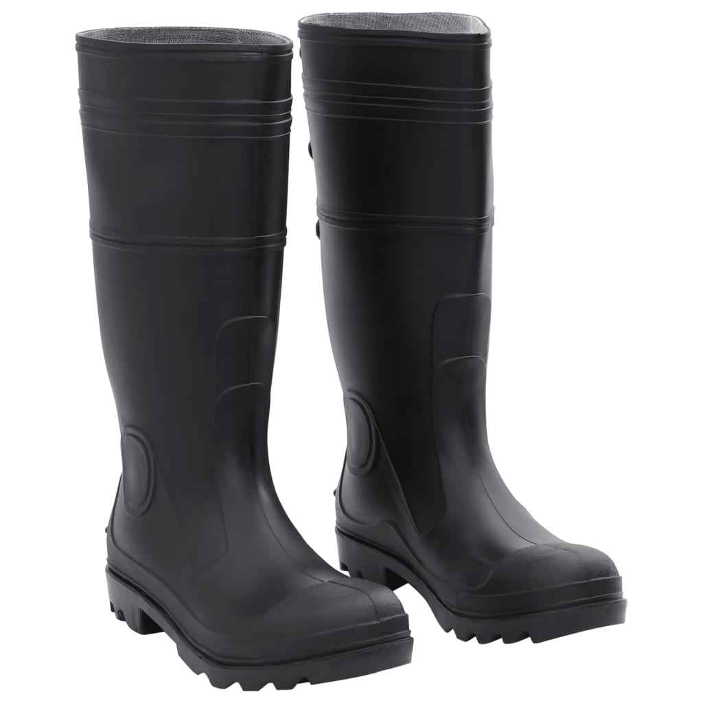 vidaXL Galochas tamanho 38 PVC preto