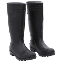 vidaXL Galochas tamanho 38 PVC preto