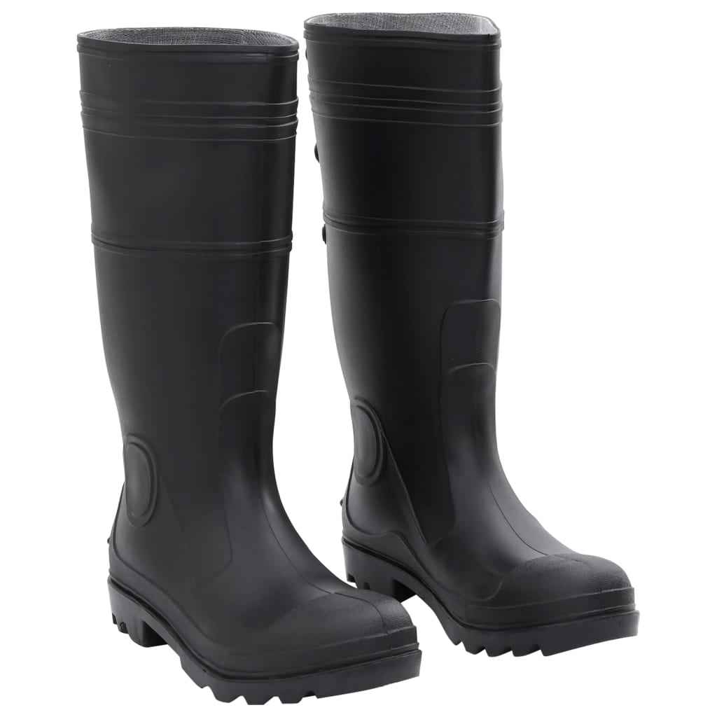 vidaXL Galochas tamanho 38 PVC preto