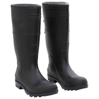vidaXL Galochas tamanho 38 PVC preto