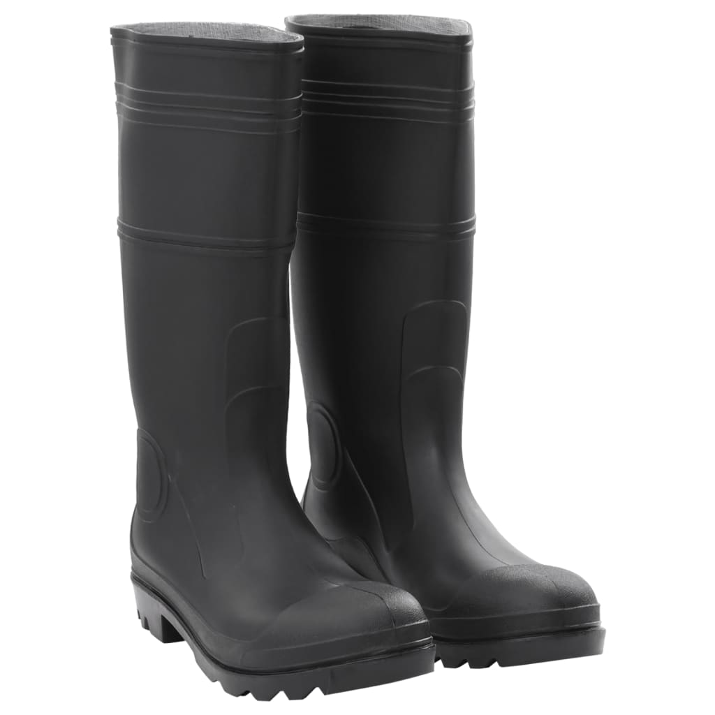 vidaXL Galochas tamanho 38 PVC preto