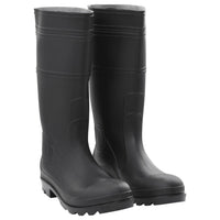 vidaXL Galochas tamanho 38 PVC preto