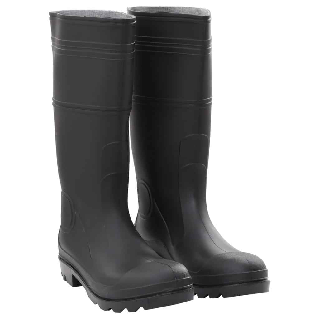 vidaXL Galochas tamanho 38 PVC preto