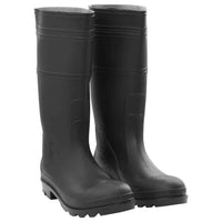 vidaXL Galochas tamanho 38 PVC preto