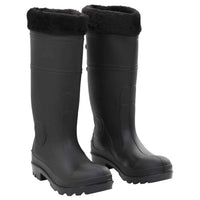 vidaXL Galochas tamanho 38 PVC preto