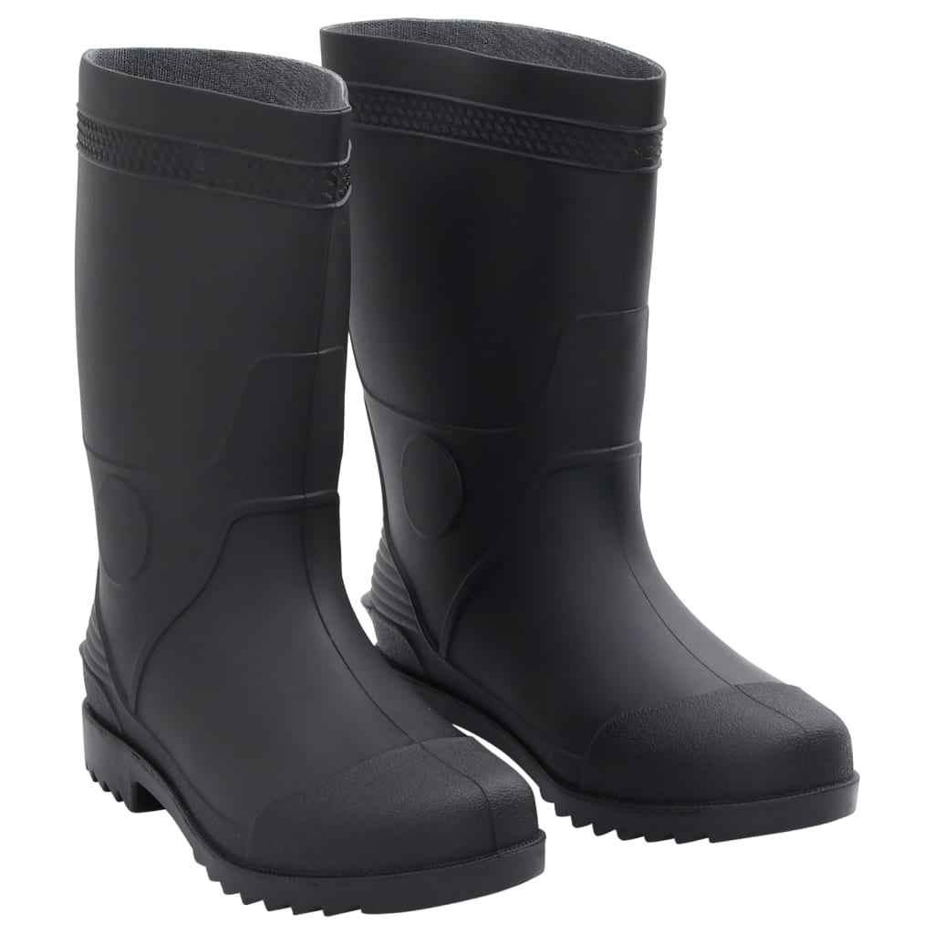 vidaXL Galochas tamanho 38 PVC preto