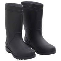 vidaXL Galochas tamanho 38 PVC preto