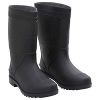 vidaXL Galochas tamanho 38 PVC preto
