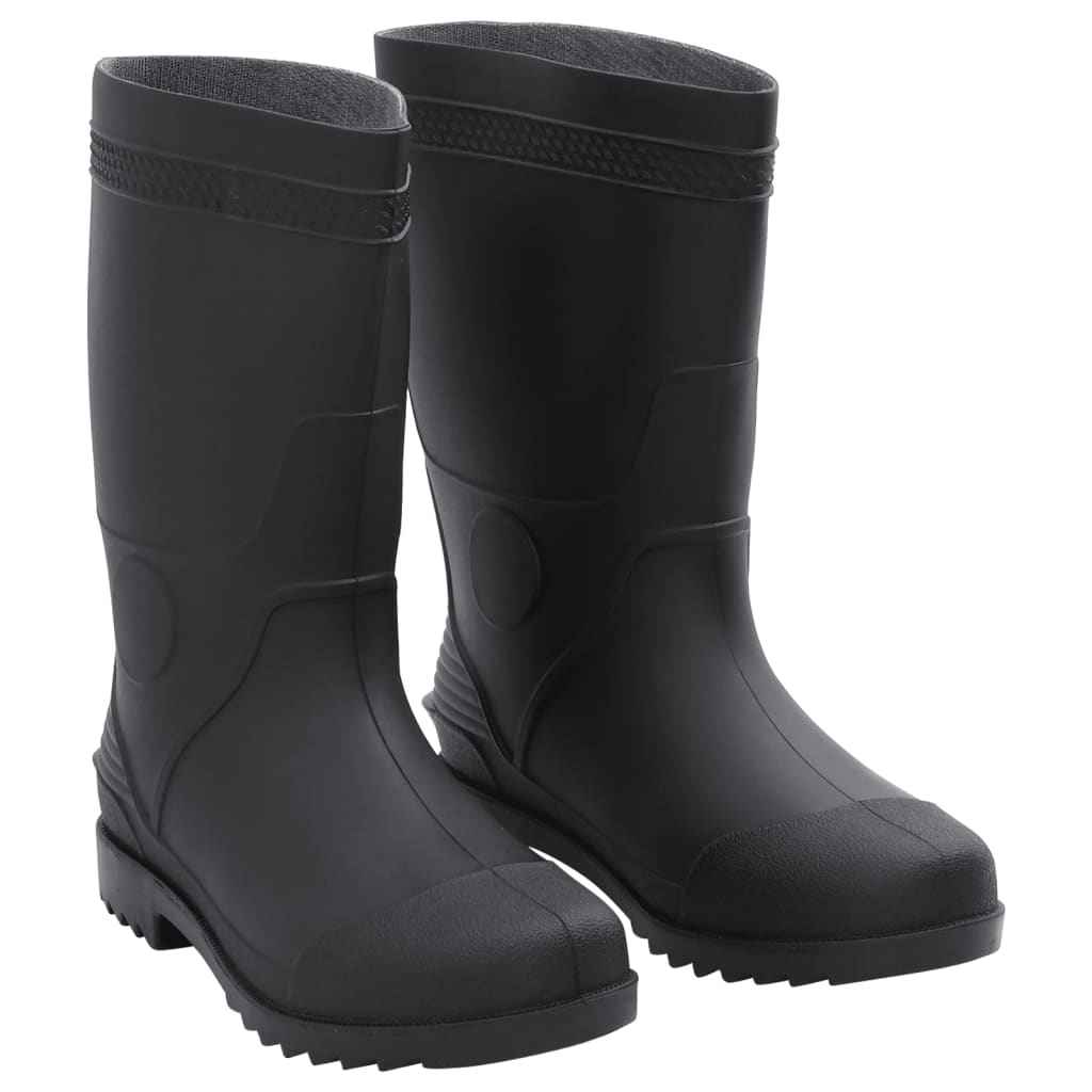 vidaXL Galochas tamanho 38 PVC preto