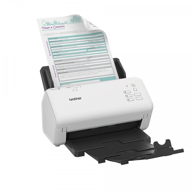 Brother ADS-4300N Scanner Profissional de Secretária com Conexão de Rede Cablada
