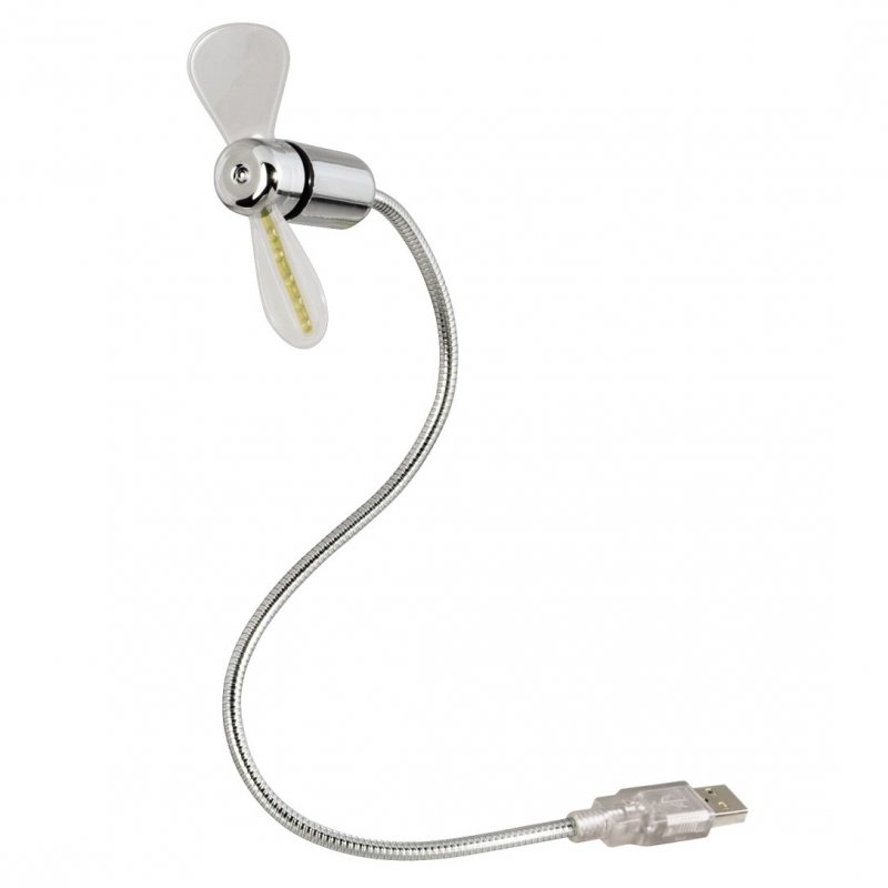 Hama Ventoinha USB Flexor LED com Indicação de Temperatura