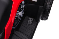 24 volt Elektrische Quad, 4 motoren, rubberen banden, leder zitting en meer!