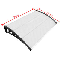 vidaXL Toldo Prateado Plástico