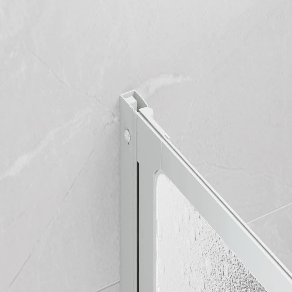 Cabine de duche 140 x 168 cm 7 painéis dobráveis com toalheiro