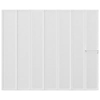 Cabine de duche 140 x 168 cm 7 painéis dobráveis com toalheiro