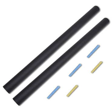 140897 Adesivo de parede tipo quadro negro 0,45 x 2 m 2 rolos c/ gizes