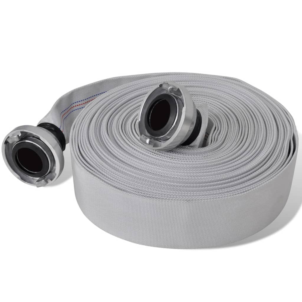 vidaXL Mangueira de incêndio lisa 20 m com acoplamentos C-Storz 5 cm