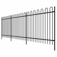 vidaXL Cerca 600 x 150 cm Aço com Revestimento em Pó