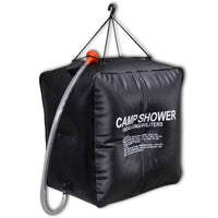 Chuveiro com aquecimento solar para campismo/exterior 20 L 2 pcs