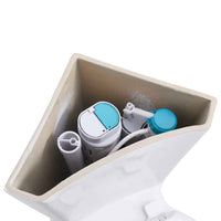 vidaXL Sanita de canto cerâmica branco