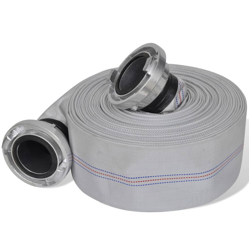 vidaXL Mangueira de incêndio lisa 20 m com acoplamentos C-Storz 5 cm