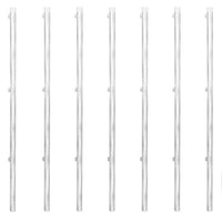 vidaXL Cerca de arame c/ postes 1,25x15 m aço verde