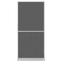 vidaXL Tela anti-insetos articulada para portas 100 x 215 cm branco